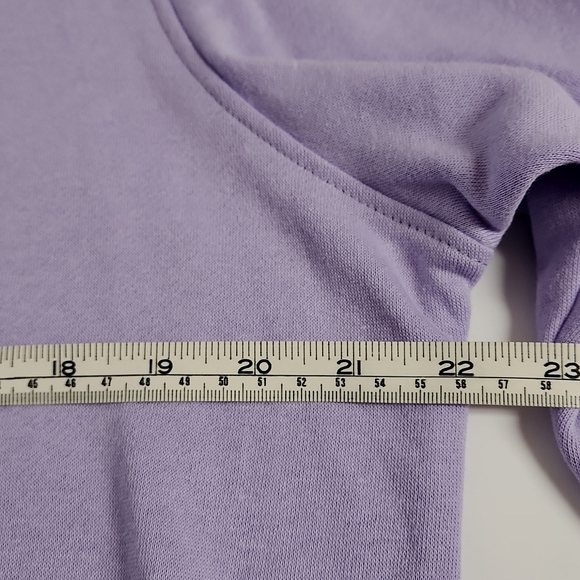 Misses C & K Designs button front sweatshirt - Size M/L - Picture 4 of 6